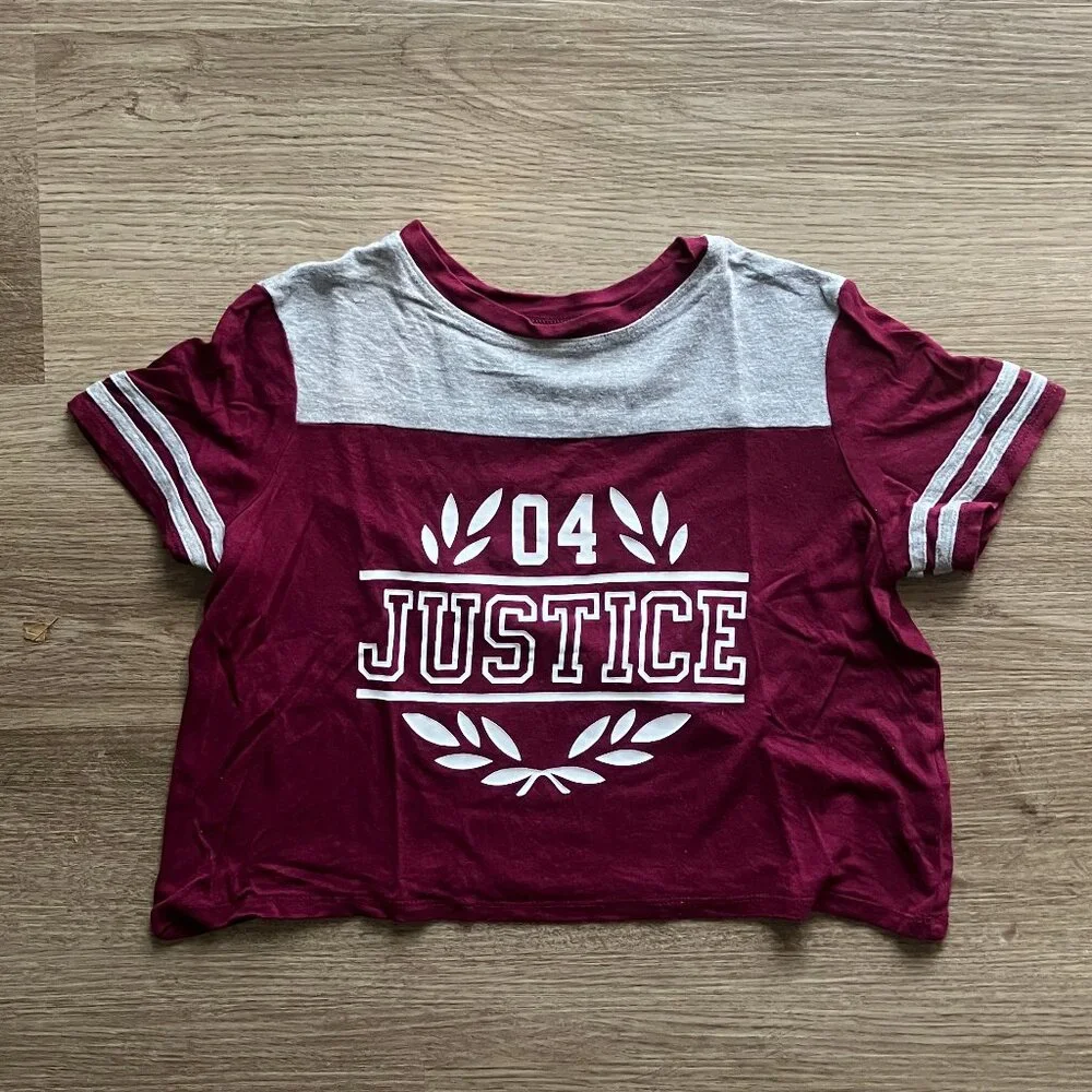 6/7 Vintage Justice Active Short-Sleeve Crop Top
